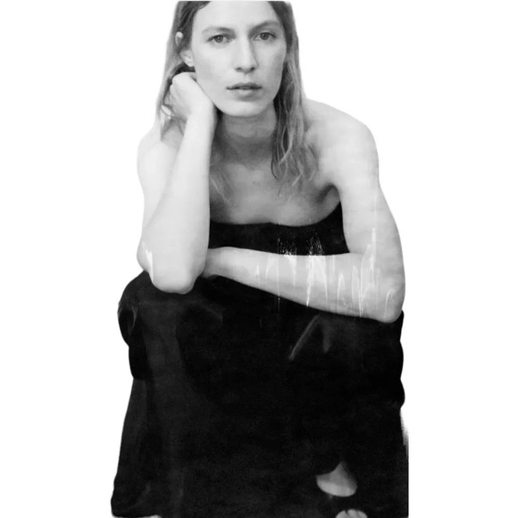 ZARA | Black | STRAPLESS DRESS - Picture 7 of 11